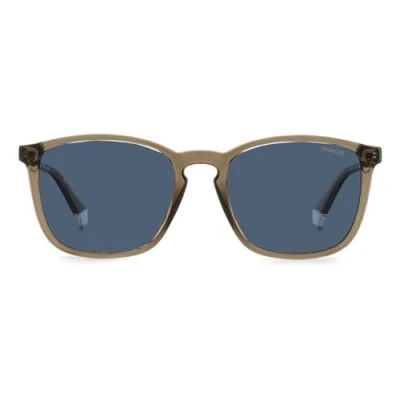 Image of Sunglasses Polaroid Pld 4139/s col. 09q/c3 Man Square Brown