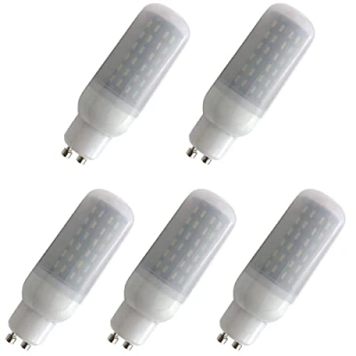 Image of Aoxdi GU10 LED Bulbs 9W, Cool White, 96 SMD 4014 Energy Saving 9W Light Bulb Spotlight, AC220 240V, 5 Pack (Cool White)