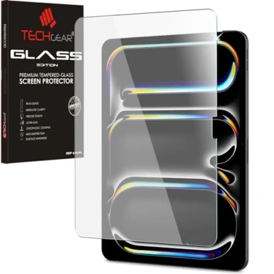 Image of TECHGEAR Anti Glare iPad Pro 11 Inch 2024 MATTE Edition Tempered Glass Screen Protector [9H Toughness] [Scratch Resistant] [No Bubble] Made For Apple 11&quot; (M4) 5th Generation