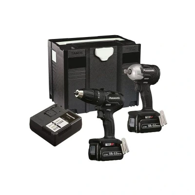 Image of Panasonic EYC242LJ2G31 Twin Pack 18V 2 x 5.0Ah Li ion PANC242LJ