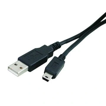 Image of Aptii USB 2 Cable A to Mini B 5 pin MP3 Camera PSP Lead 1.8 m
