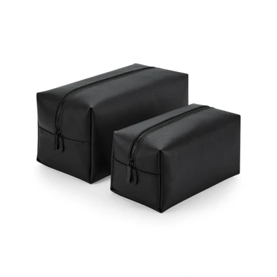 Image of BagBase Boutique Toilery/Accessory Case Size Large Black/Black