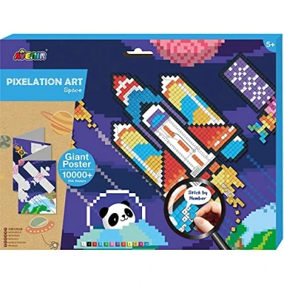Image of Avenir CH191598 Pixelation Art Space, Mixed Colours