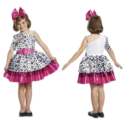 Image of Disguise 10548K 15L Diva Classic Fancy Dress Costume, Girls, White, Medium/(7 8)