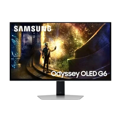 Image of Samsung Odyssey Gaming OLED G6 LS27DG612SUXXU 27&quot; QHD Monitor 0.03ms, 240Hz, 2560x1440, HDMI 2.1, Displayport, USB