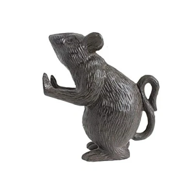 Image of Sport Tent Cast Iron Door Stopper Decorative Dog Cat Mouse Doorstop (Mouse 1)