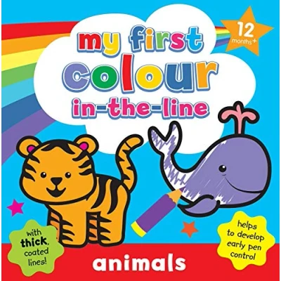Image of Alligator Products Limited My First Colour In The Line Animals Colouring Book