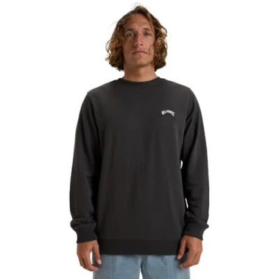 Image of Billabong ARCH Sweatshirt, Men&#039;s, Size: Large, Black