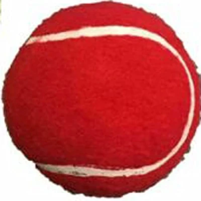 Image of Double Strength Heavy Duty Dog Tennis Ball Indestructable For Chewers (Pack Of 1, Red (Heavy))