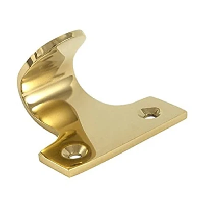 Image of Merriway BH01897 (2 Pcs) Sliding Sash Window Lift, Polished Solid Brass Pack of 2 Pieces