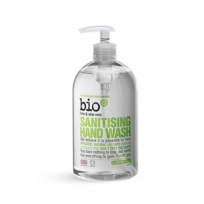 Image of (Pack Of 6) Anti Bacterial Hand Wash Lime &amp; Aloe Vera BIO D
