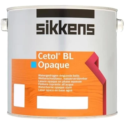 Image of Sikkens Cetol BL Opaque Woodstain Paint 5 litres White