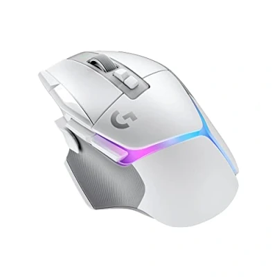 Image of Logitech G502 X PLUS LIGHTSPEED Wireless RGB Gaming Mouse Optical with LIGHTFORCE Hybrid Switches, LIGHTSYNC RGB, HERO 25K Sensor, Compatible PC macOS/Windows White