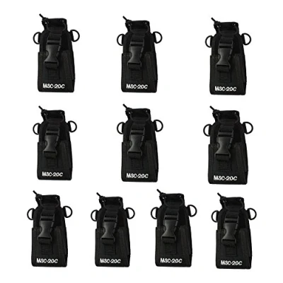 Image of Dreamworth 10 Pack 3in1 Multi function Universal Pouch Bag Holster Case for GPS Pmr446 Motorola Kenwood Midland Icom Yaesu Two Way Radio Transceiver Walkie Talkie Msc 20C