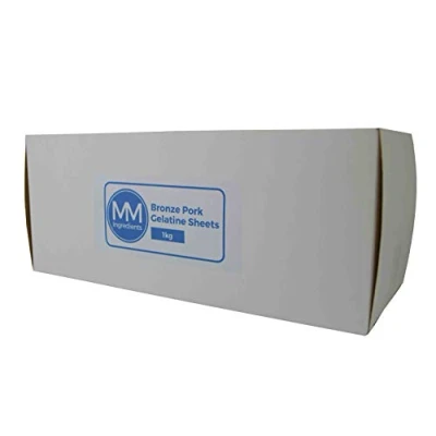 Image of Leaf Gelatine Pork Bronze 1KG (Approx 300 Sheets)