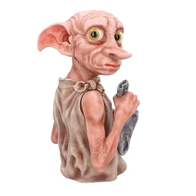 Image of Nemesis Now Officially Licensed Harry Potter Dobby Bust, 30cm, Pink