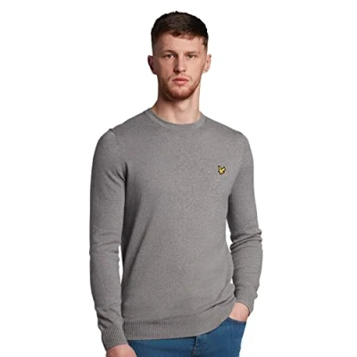 Image of Lyle &amp; Scott Men Men&#039;s Cotton Merino Crew Neck Jumper