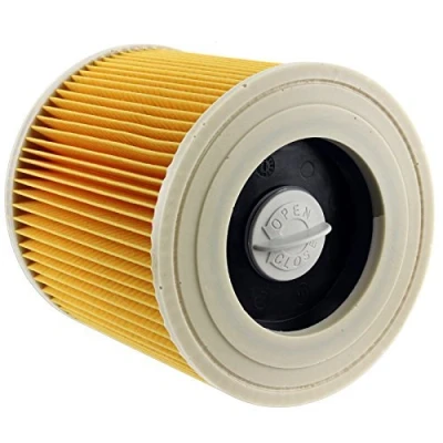 Image of Spares2go Cartridge Filter for Karcher WD2200 WD2210 WD2240 WD2250 WD2400 WD2500 Wet &amp; Dry Vacuum Cleaners