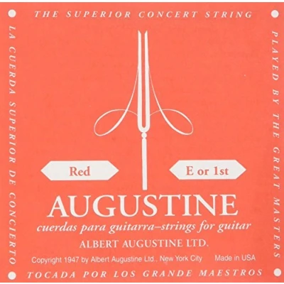 Image of Augustine 650421 &quot;Red Label Single E1&quot; String for Classic Guitar