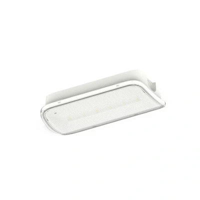 Image of 1W Emergency Compact Bulkhead IP65 Non Maintained 6000K Manual Test Integral LED