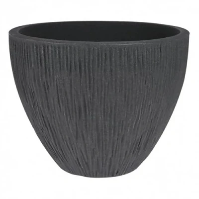 Image of Large Plastic Planter Plant Flower POT Indoor Outdoor Garden Patio (LAVA ROUND 39x39x31)