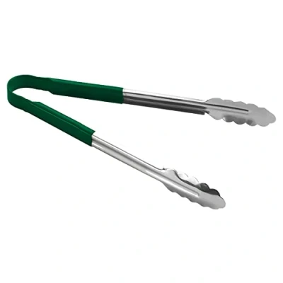 Image of Stainless Steel Utility Tong (15&quot; Green Tong)