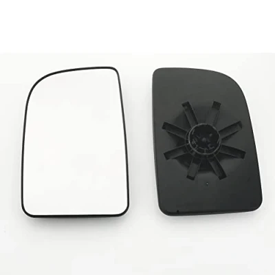 Image of Clip on Heated Base Convex Wing Mirror Glass fits Mercedes Sprinter 2018 to 2024 Left Passenger Side