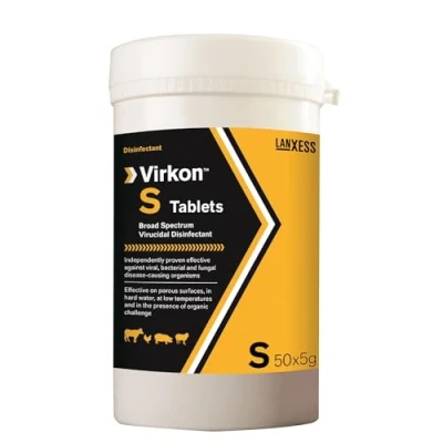 Image of Virkon S Broad Spectrum Virucidal Disinfectant Tablets, Pack of 50