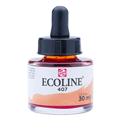 Image of Ecoline Liquid Watercolour Bottle 30 ml Deep ochre 407 (11254071)