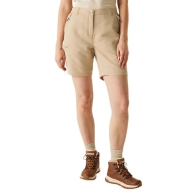 Image of Regatta Women&#039;s Water repellent Chaska III Walking Shorts Moccasin, Size: 18