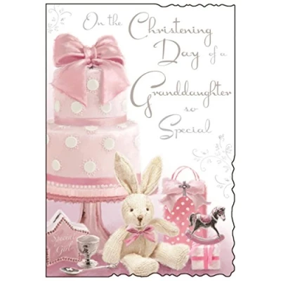 Image of On The Christening Day of A Granddaughter So Special Card JJ by Jonny Javelin