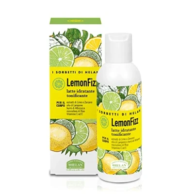Image of Helan I Sorbetti LemonFizz Moisturising, Scented Body Cream with Vitamin C &amp; E, Lime Ginger Extracts Gentle Moisturiser Milk Firming, Nourishing Silky Effect Made in Italy, 150ml