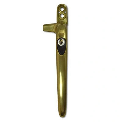 Image of SECURISTYLE Virage Offset Cockspur Espag Handle 21mm RH Locking Gold