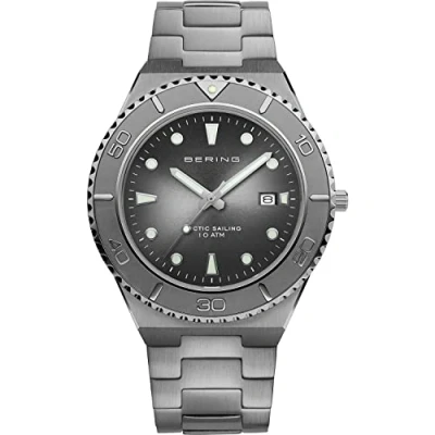 Image of BERING Men&#039;s Watch Quartz Movement Classic Collection with Stainless Steel and Sapphire Crystal 18940 777 , Grey