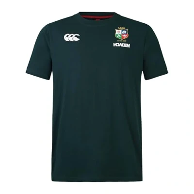 Image of Canterbury Mens British and Irish Lions T Shirt 2024 Replica Short Sleeve Scarab S