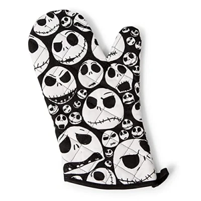 Image of The Nightmare Before Christmas Disney Jack Faces Kitchen Oven Mitt Glove
