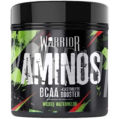 Image of Warrior Supplements Wicked Aminos BCAA Powder, Watermelon, 360 g