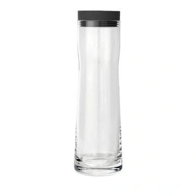 Image of blomus Splash 63785 Glass Water Carafe Magnet 1 Litre Capacity Silicone/Stainless Steel Lid Easy to Use (H x W D: 29.5 9 cm, Colour: Magnet)