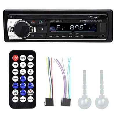 Image of ciciglow Car Stereo, Radio Bluetooth Hands Free HIFI Lossless Music Single Spindle Memory Card 4.0 MP3 Player with AUX Audio Input, 4 Channel Output