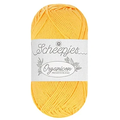 Image of Scheepjes Organicon 238 Happy Sunflower Yarn 5x50g