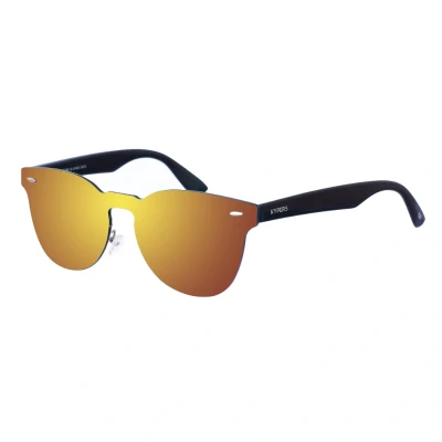 Image of Kypers Unisex ROSE Oval Shape Nylon Sunglasses Gold One Size