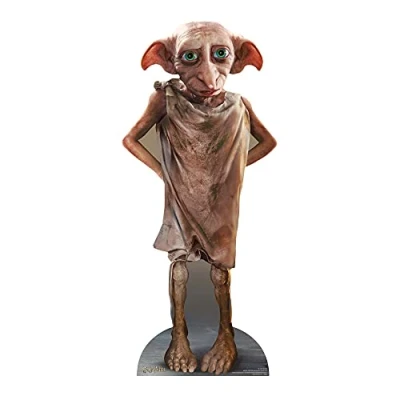 Image of Star CUTOUTS Dobby SC1483 Mini Harry Potter Character Perfect for Hogwarts, Magical Parties Fans Height 98cm, Solid, Lifesize