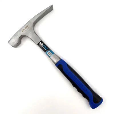 Image of US PRO All Steel Brick Hammer Masonry Rubber &amp; Fibreglass Handle 971g 4597