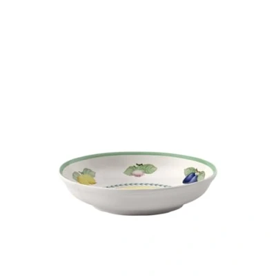 Image of Villeroy &amp; Boch French Garden Fleurence Shallow Bowl, 24 cm, Premium Porcelain, White/Coloured