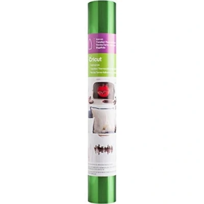 Image of Cricut Foil Iron On Emerald Green 61cm (24&quot;) Heat Transfer Vinyl Roll (HTV) For use with all Cutting Machines