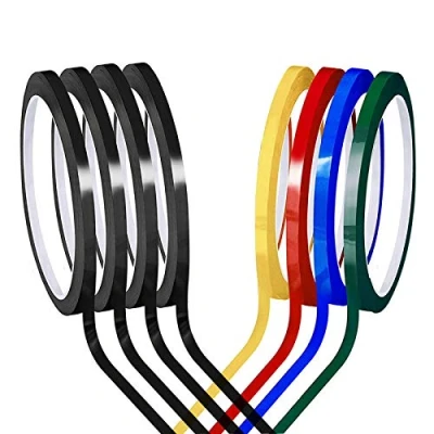 Image of KissDate Whiteboard Tape Grid Marking Tape, 3 mm Width Colored Self Adhesive Gridding Chart for Office (8pack)
