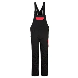 Image of PW2 Bib &amp; Brace (Black Red) Large