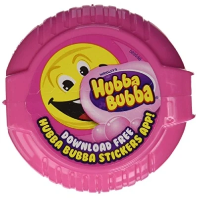 Image of Wrigleys Hubba Bubba Bubble Tape Fancy Fruit (12 x 56g)
