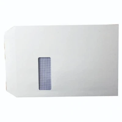 Image of Q Connect C4 Envelopes Window Self Seal 100gsm White (Pack of 100) KF3535