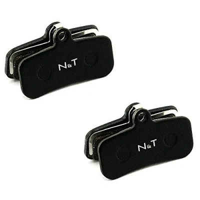 Image of Noah And Theo 2x NT BP018/SM Semi Metallic Disc Brake Pads fit Shimano Deore XT BR M8020, ZEE M640, Saint M810 M820, MT420 MT520. Compatible with H01A H03A H03C N03A N04C D01S D02S D03S